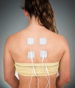 Tens Machine electrodes on back